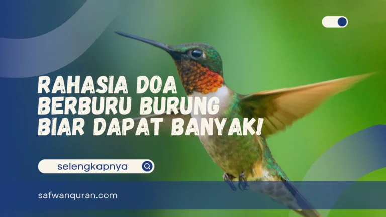 Doa Berburu Burung Biar Dapat Banyak
