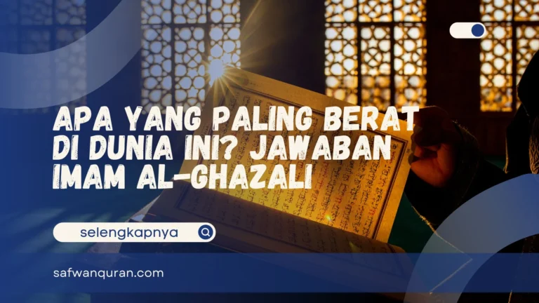 Apa yang Paling Berat di Dunia ini