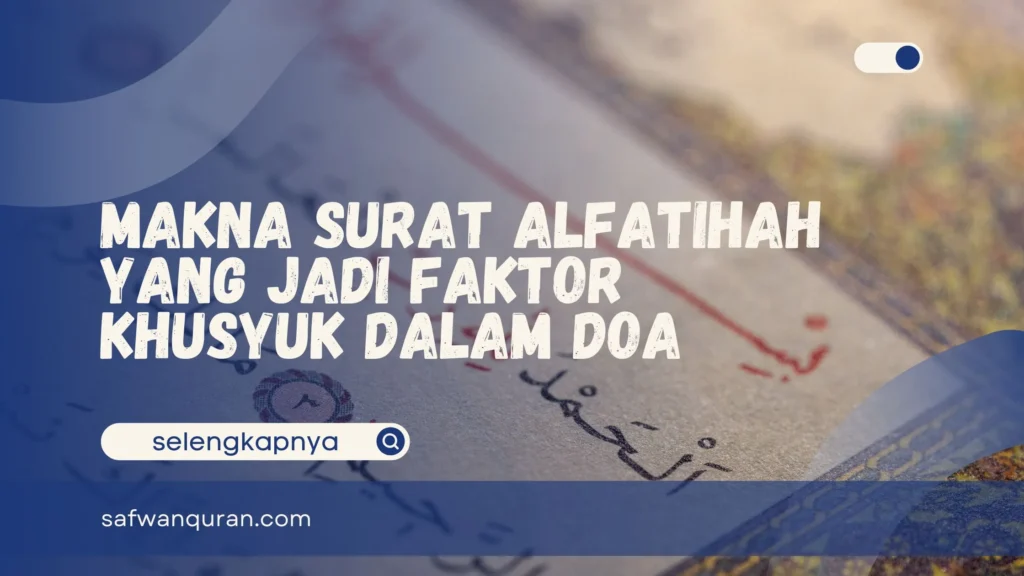Makna Surat AlFatihah