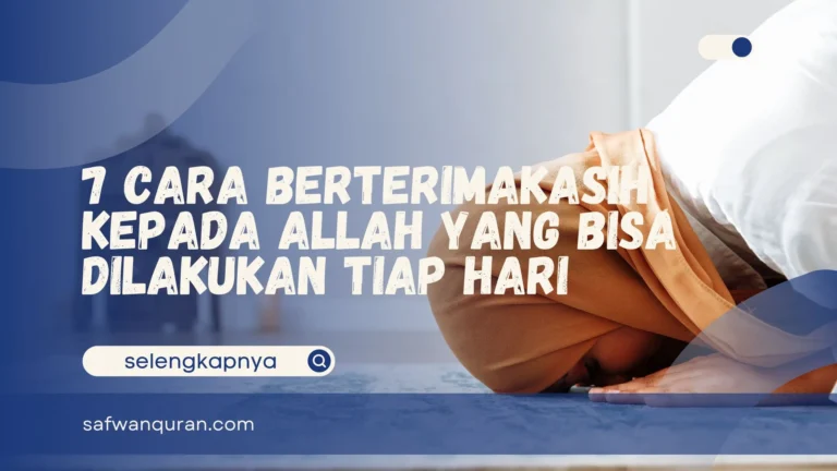Cara Berterimakasih Kepada Allah