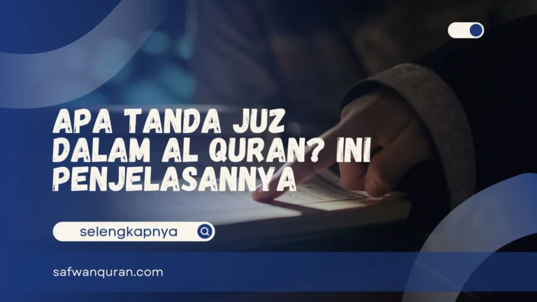 Tanda Juz dalam Al Quran