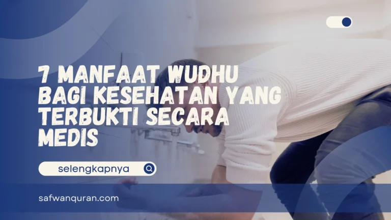 Manfaat Wudhu Bagi Kesehatan
