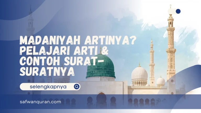 Madaniyah Artinya