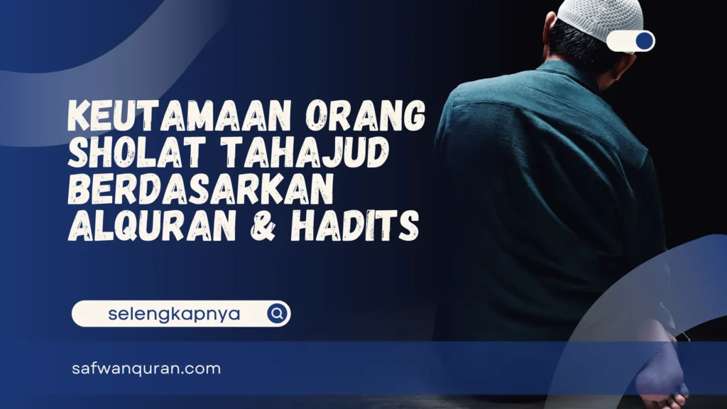 orang sholat tahajud