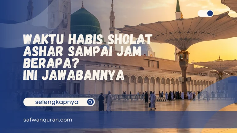 waktu habis sholat ashar