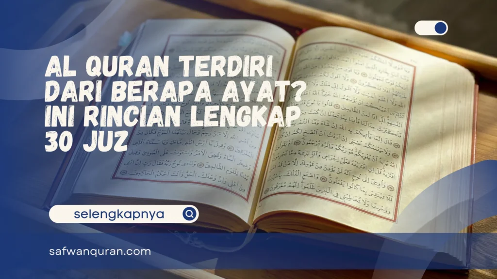 Al Quran Terdiri dari Berapa Ayat