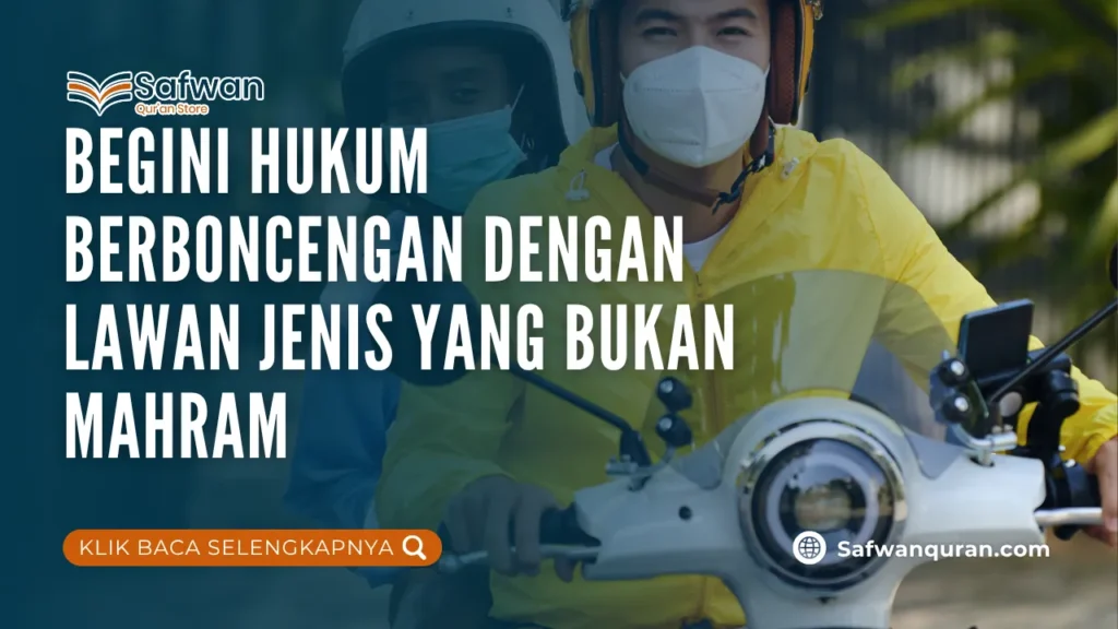 hukum berboncengan dengan lawan jenis
