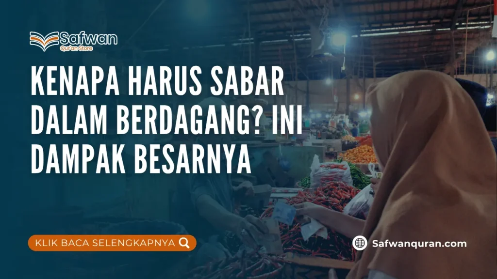 sabar dalam berdagang