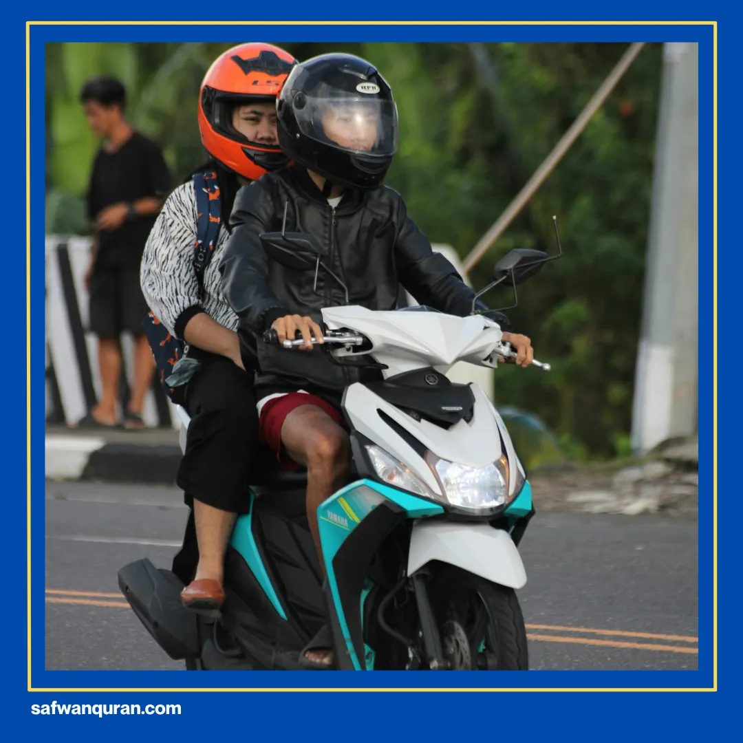 hukum berboncengan dengan lawan jenis